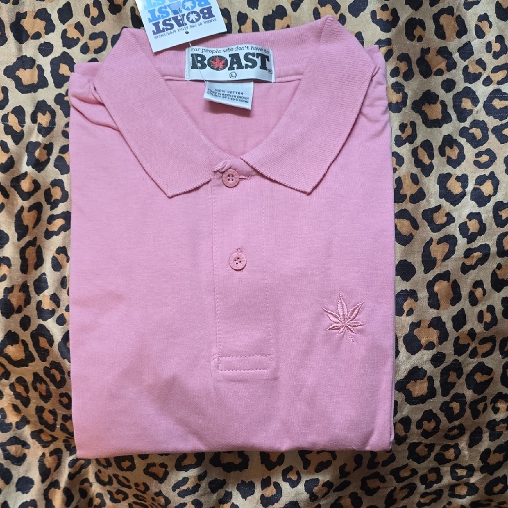 Men's Pink Polo Shirt